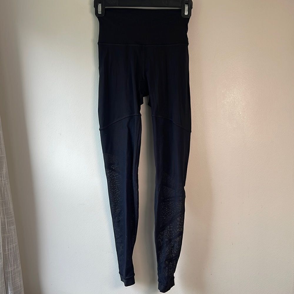 EUC Lululemon Sheer Will High-Rise Tight 28" Black Size 4 $148